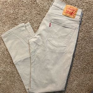 Tan Levi 511 jeans